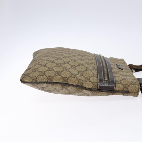 GUCCI GG Supreme Shoulder Bag PVC Beige Gold 295257 Auth 138218 - Picture 4 of 16